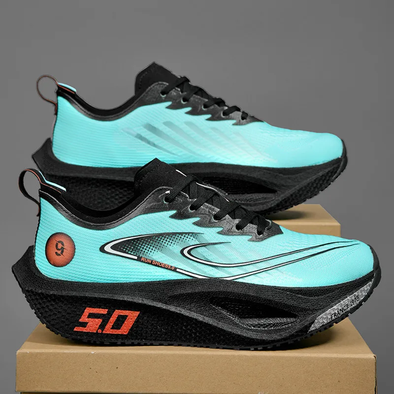 Training Running Shoes Non-Slip Casual Athletic Sneakers Men's Lightweight Breathable Casual Sneakers for Outdoor Sports Jogging