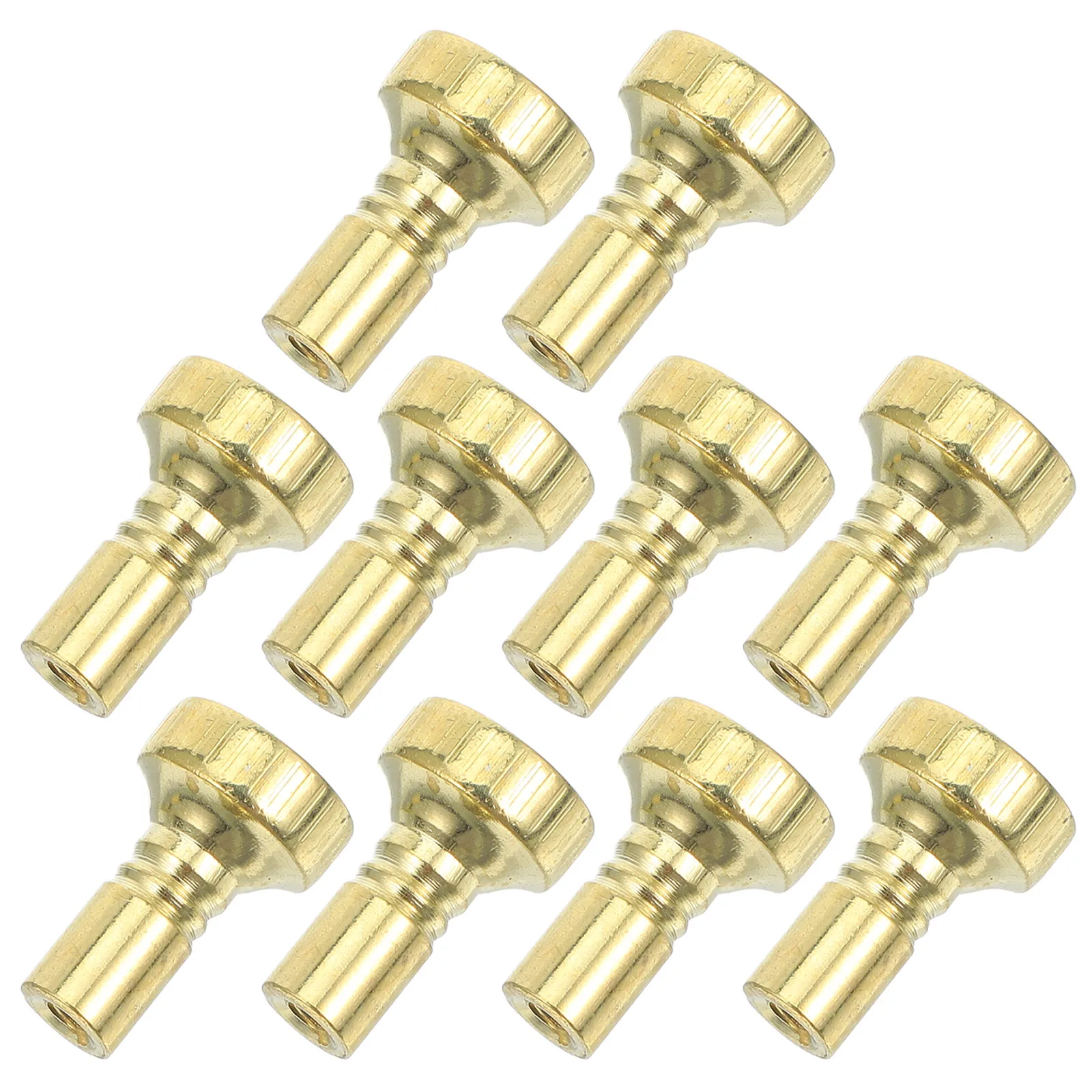 

10 Pcs Knob Handle Lamp Hardware Parts Screw on Socket Knobs Twist Replacement Iron Switch for Repair