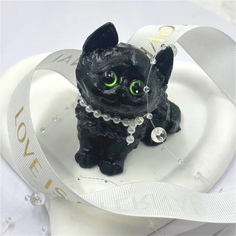 スクイーズトイ 黒猫 漫画風 減圧 動物 猫 ソフトゼリー感 スクイーズトイ クリスマス 抗不安ギフト スクイーズトイ