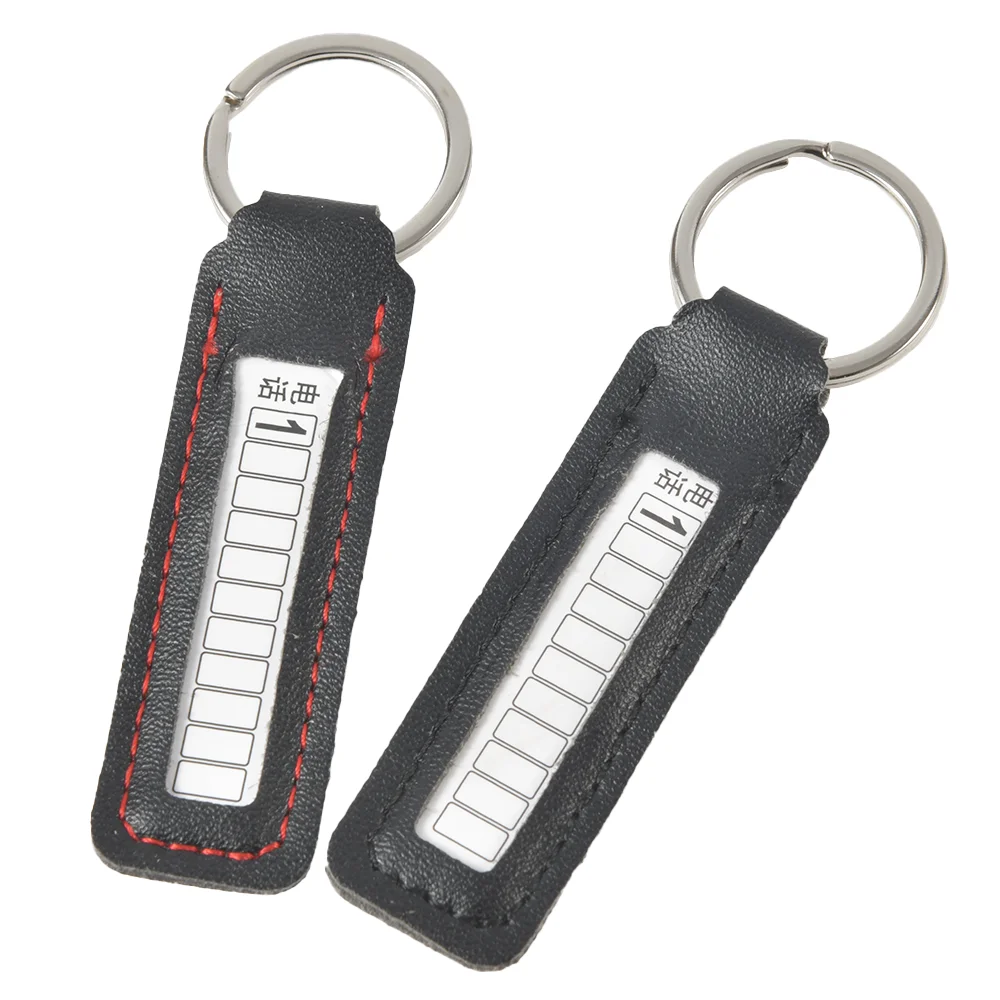 For Car Keychain Car-styling with Anti-lost Phone Number Plate Keys Ring Auto Vehicle Key Card Keyring Keychain Accessories