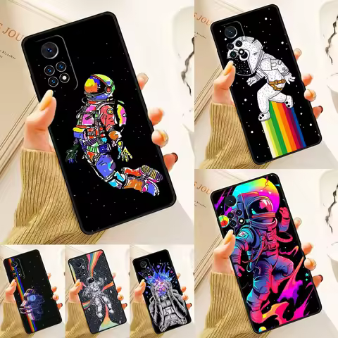 Astronaut Space colorful Case For Samsung Galaxy S24 Plus S23 S20 S21FE Lite S22 Ultra Note 20 S8 S9 S10 Phone Coque