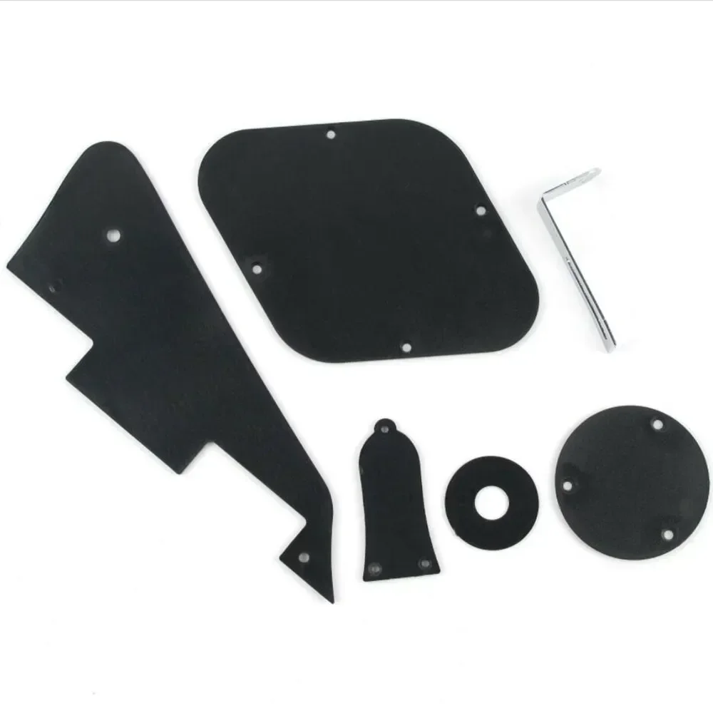 Guitar Style Kit Customizable Archtop Pickguard Bracket And Screw Cavity Switch Cover For Les Paul Electric Guitar Accessories