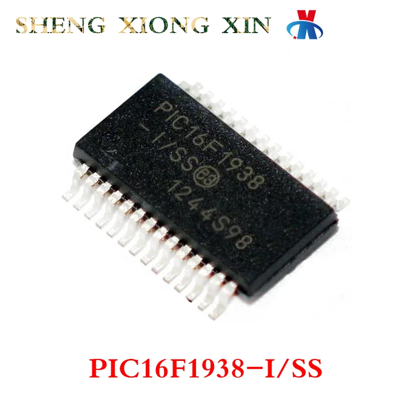 5pcs/Lot 100% New PIC16F1938-I/SS SSOP-28 8-bit Microcontroller -MCU PIC16F1938 Integrated Circuit