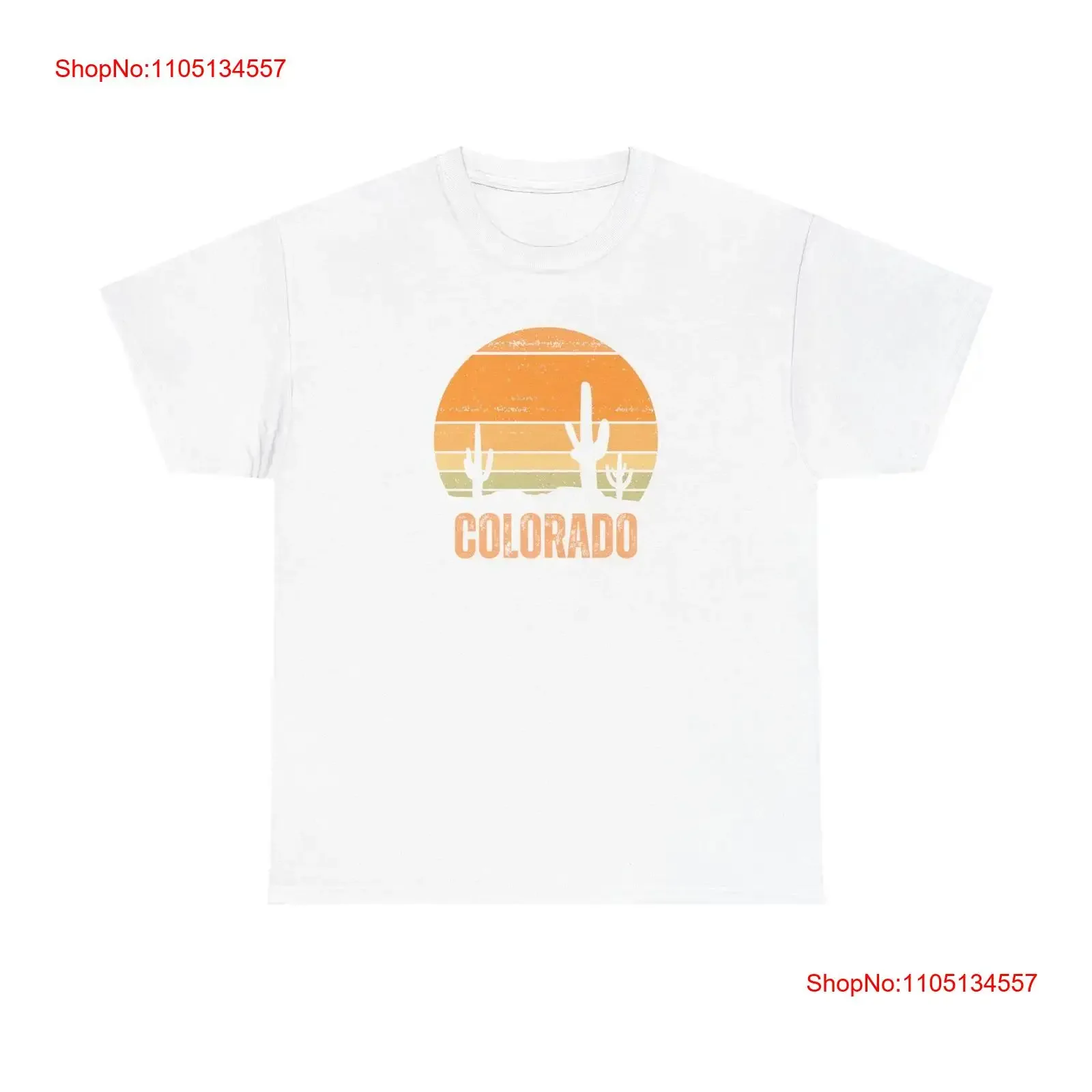 

Футболка Colorado Desert Vibes в стиле ретро с кактусом, винтажная стираная универсальная повседневная дышащая дизайнерская одежда, растянутая