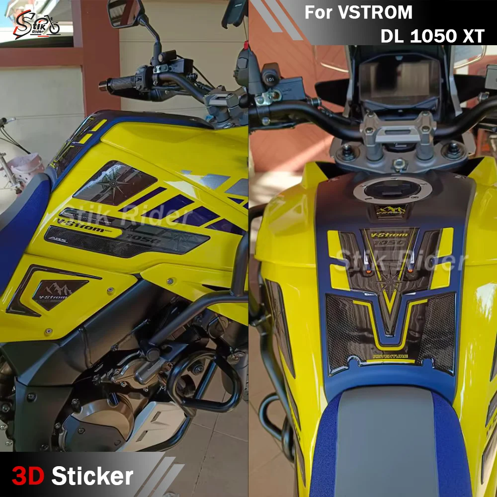 

Motorcycle 3D Stickers For Suzuki V STROM VSTROM DL 1050 XT 1050XT DL1050 Tank Pad Grips Side Fuel Oil Kit Protector 2019-2022