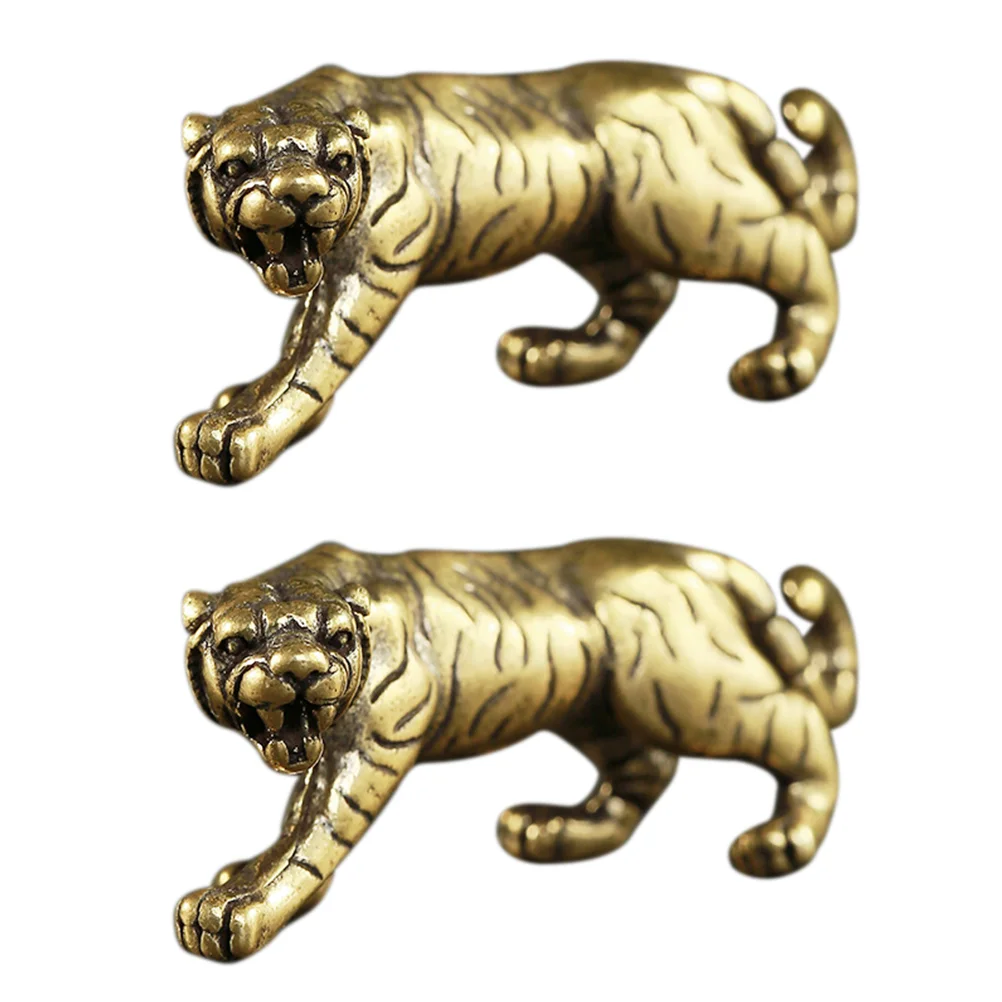 2 Pcs Jewelry Key Chain Pendant DIY Keychain Charm for Making Golden Accessories