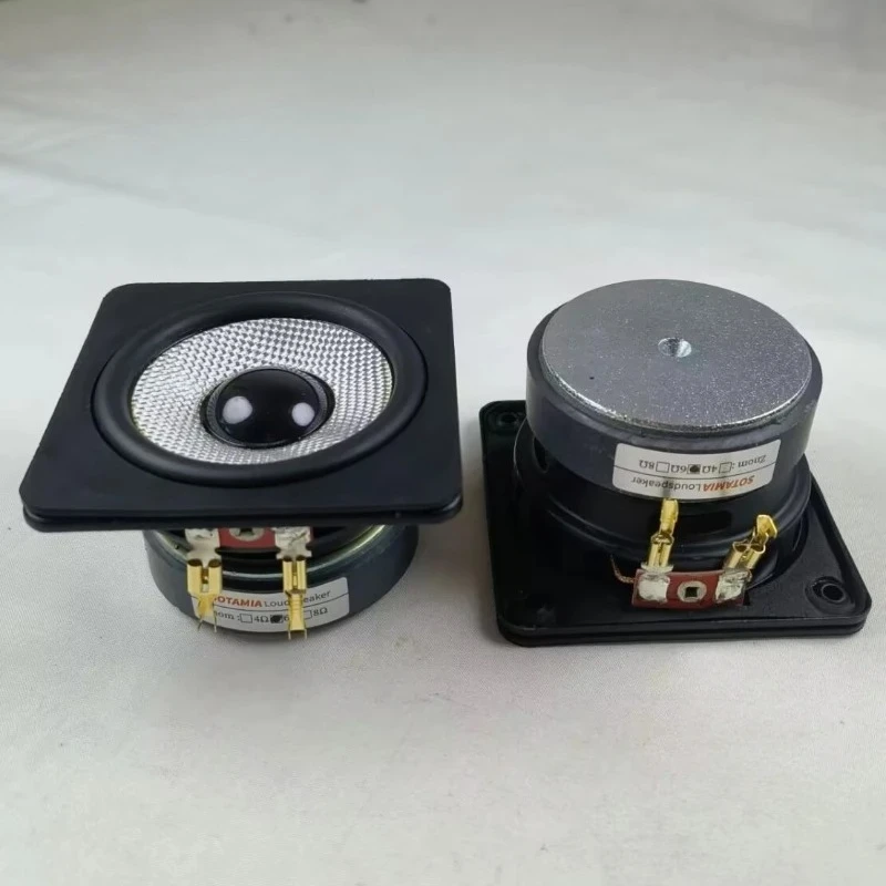 SOTAMIA 2 Stücke 2,5 Zoll Mitteltöner Lautsprecher 6 Ohm 8 W-35 W Glasfaser Becken Hifi Fieber Hause Musik Lautsprecher DIY Bluetooth Lautsprecher