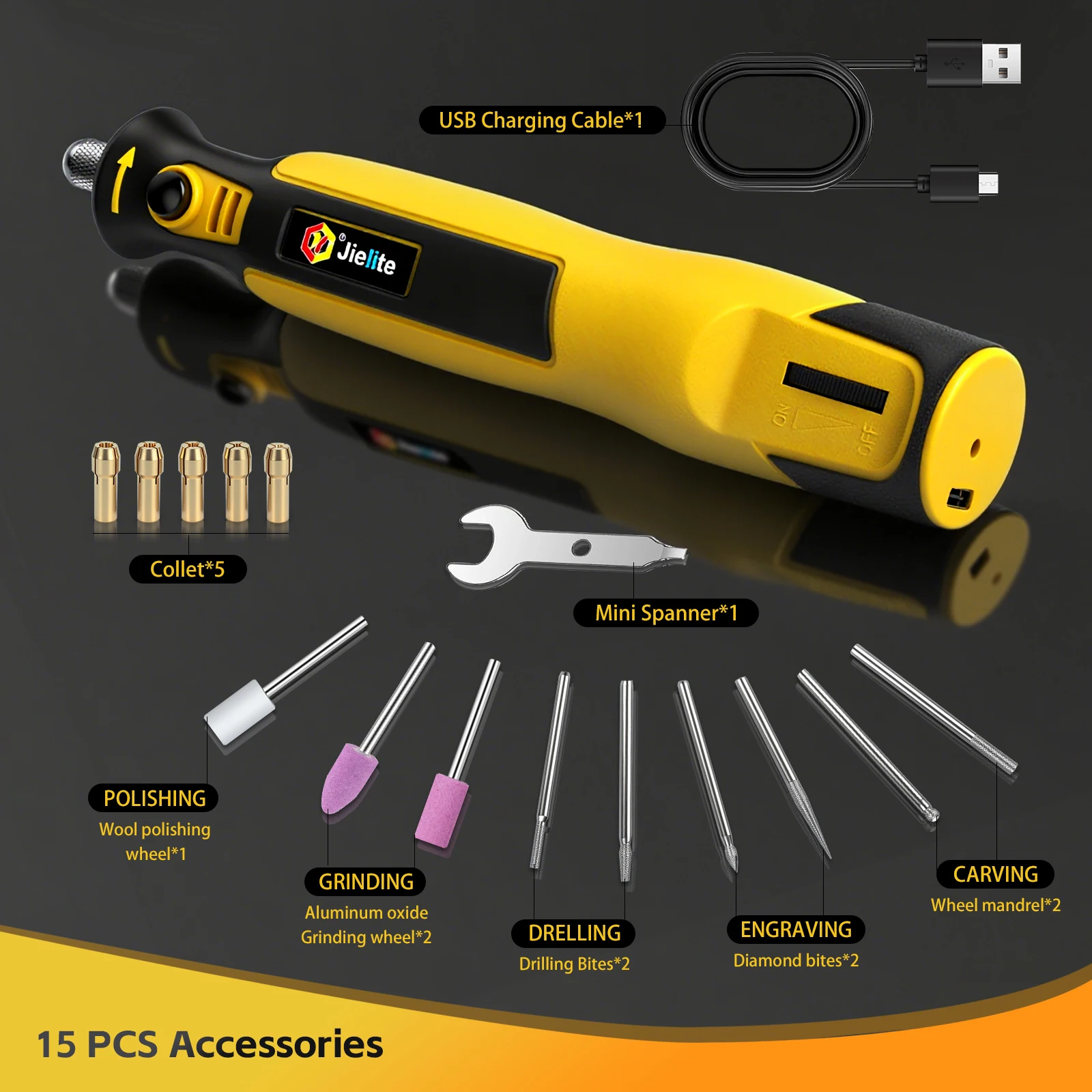 أداة دوارة لاسلكية ستبليس التحكم في السرعة يده مثقاب صغير أداة دوارة الطاقة DIY بها بنفسك اليشم تلميع الحفر النقش قطع