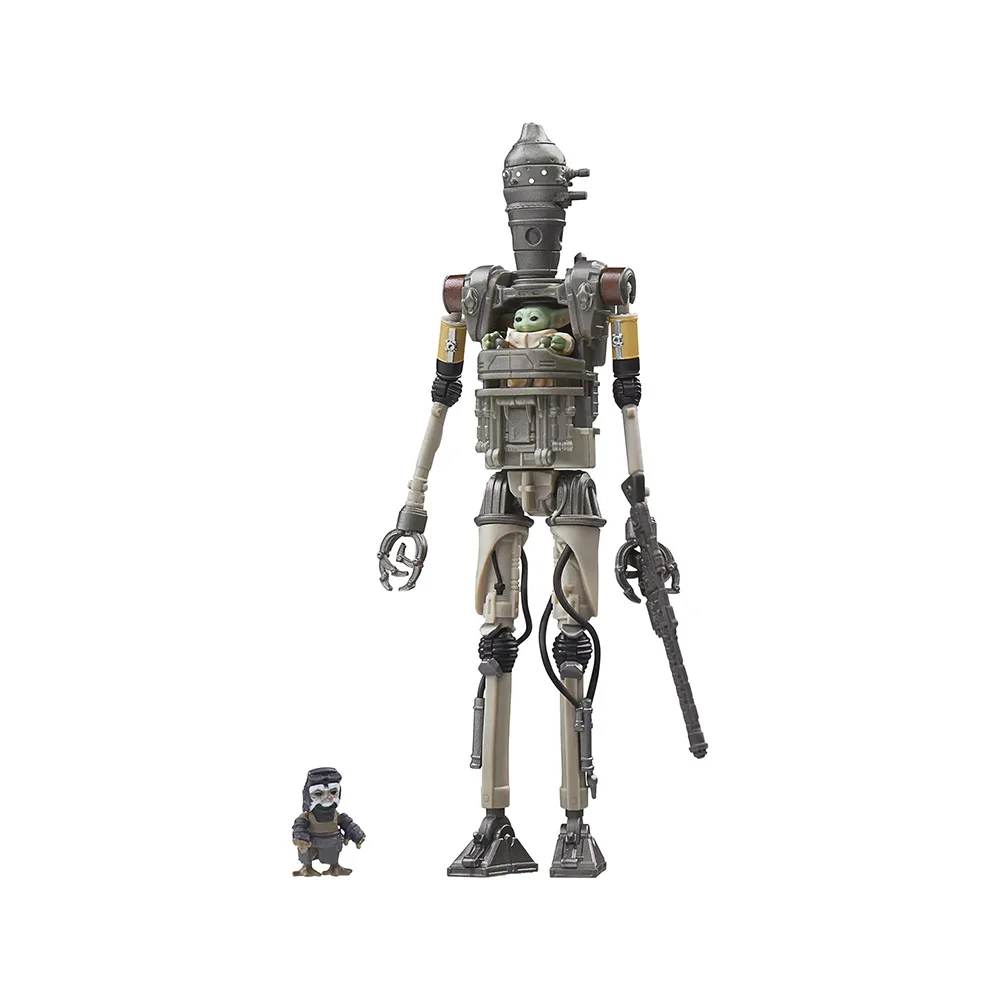 [In-Stock] Hasbro Star Wars The Vintage Collection IG-12, Grogu & Anzellan 3.75-Inch Nice Action Anime Figure Model Toy Gifts