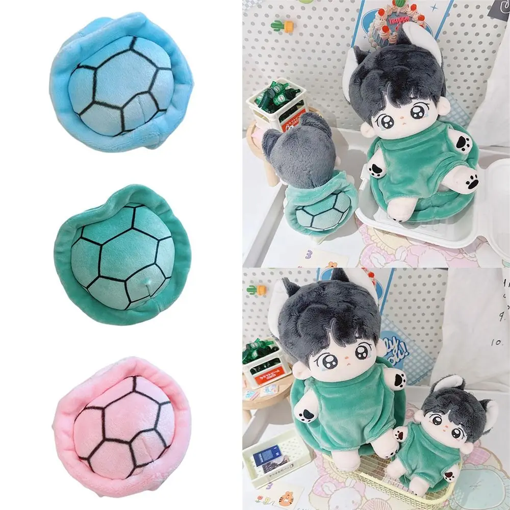 

10cm/20cm Doll Clothes Green Pink Blue Plush Mini Cartoon Turtle Pajamas Funny Doll Accessories Miniature Crawling Suit