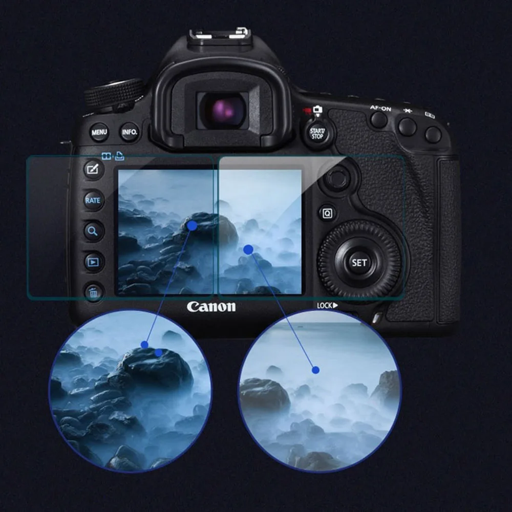 9H LCD Camera Screen Protector Cover Filme de vidro temperado para Fuji XPR02 X100T XE2 XH1 X100F XE2S X-T100 XF10 Acessórios