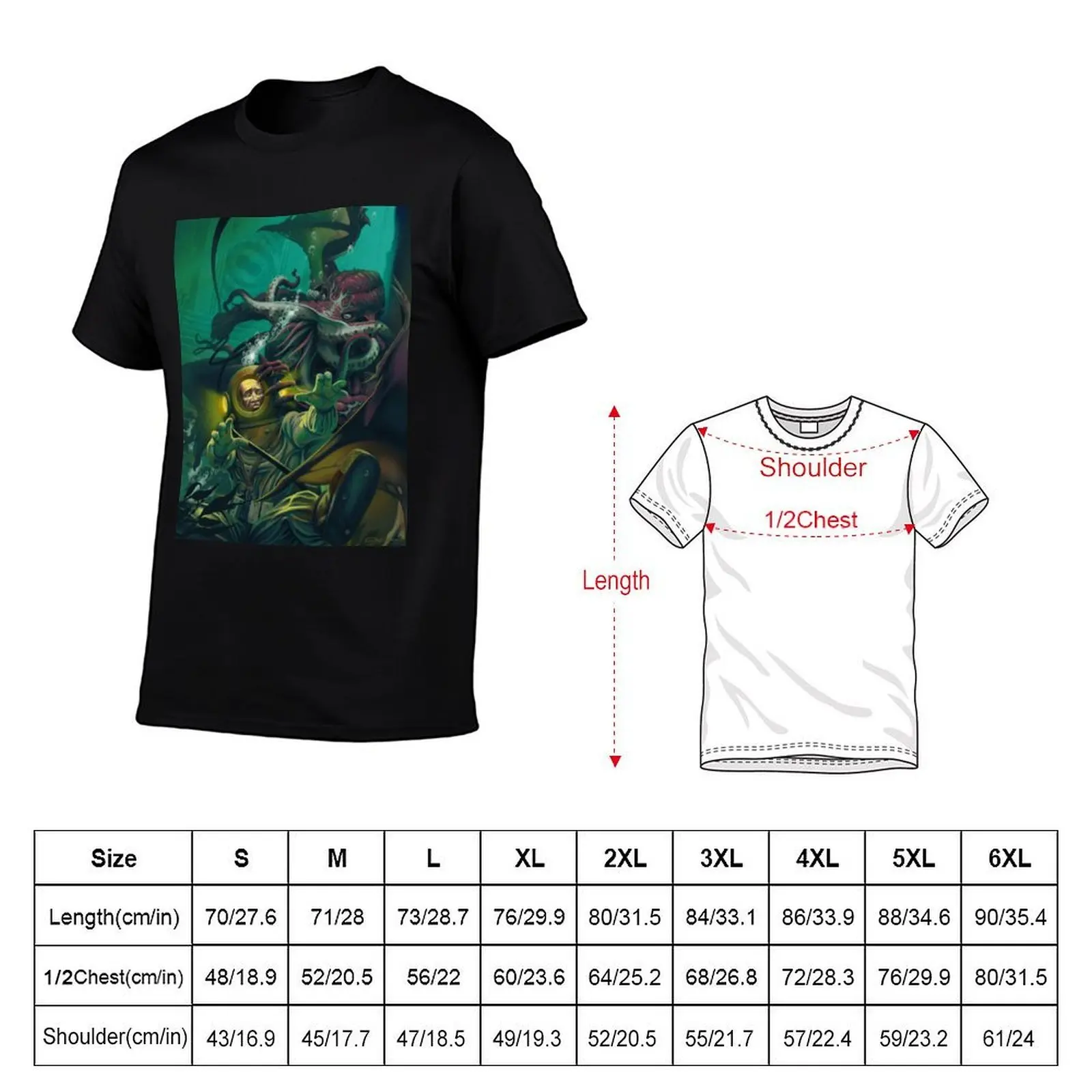 Cthulhu Star Spawn T-Shirt cotton t shirt man man t shirt graphic T-Shirt