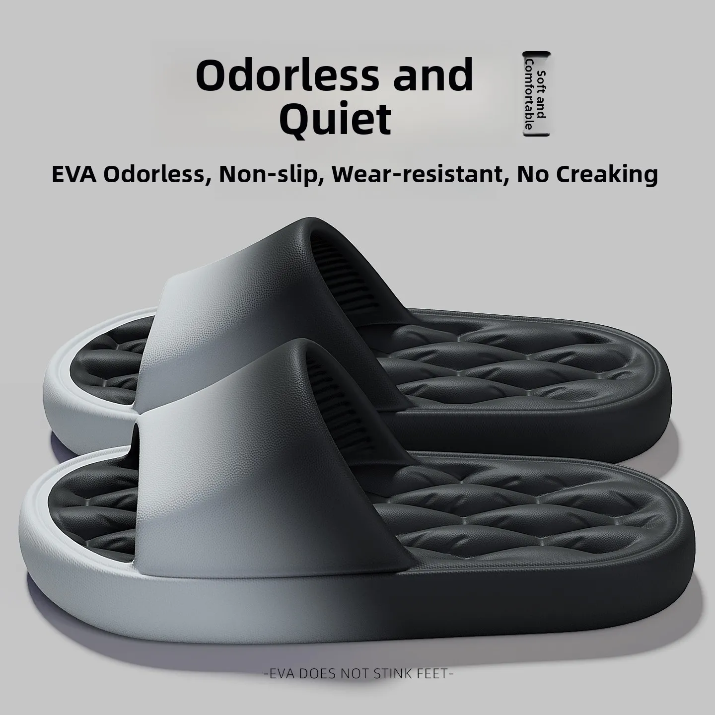 

EVA Slippers Men's 2026 New Indoor Outdoor Anti-Slip Odor Control Silent Cool Sandals Men Summer Wear Resistant Wear Comfortable