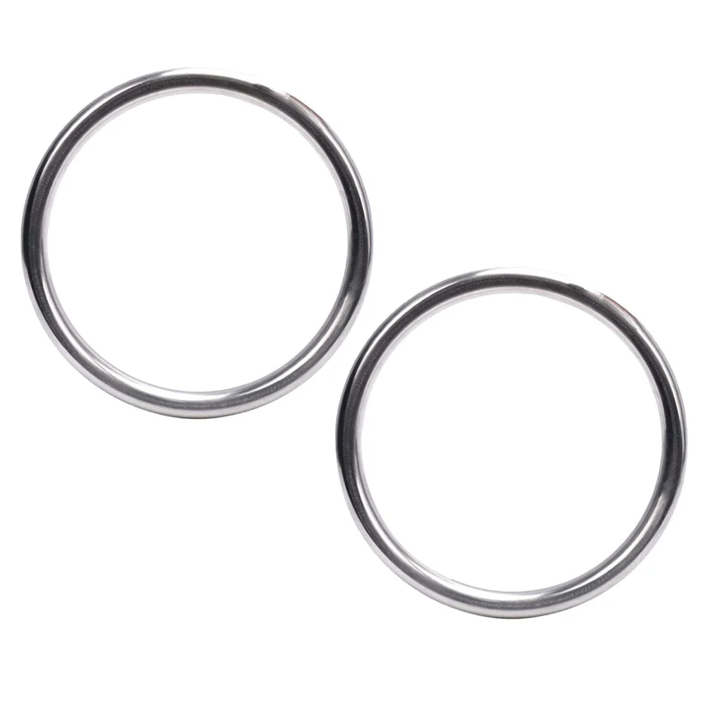 

2 Pcs Wing Steel Ring Exercise Tools Durable Arm Training Wrist Creative Equipment Stainless Rings for Martial