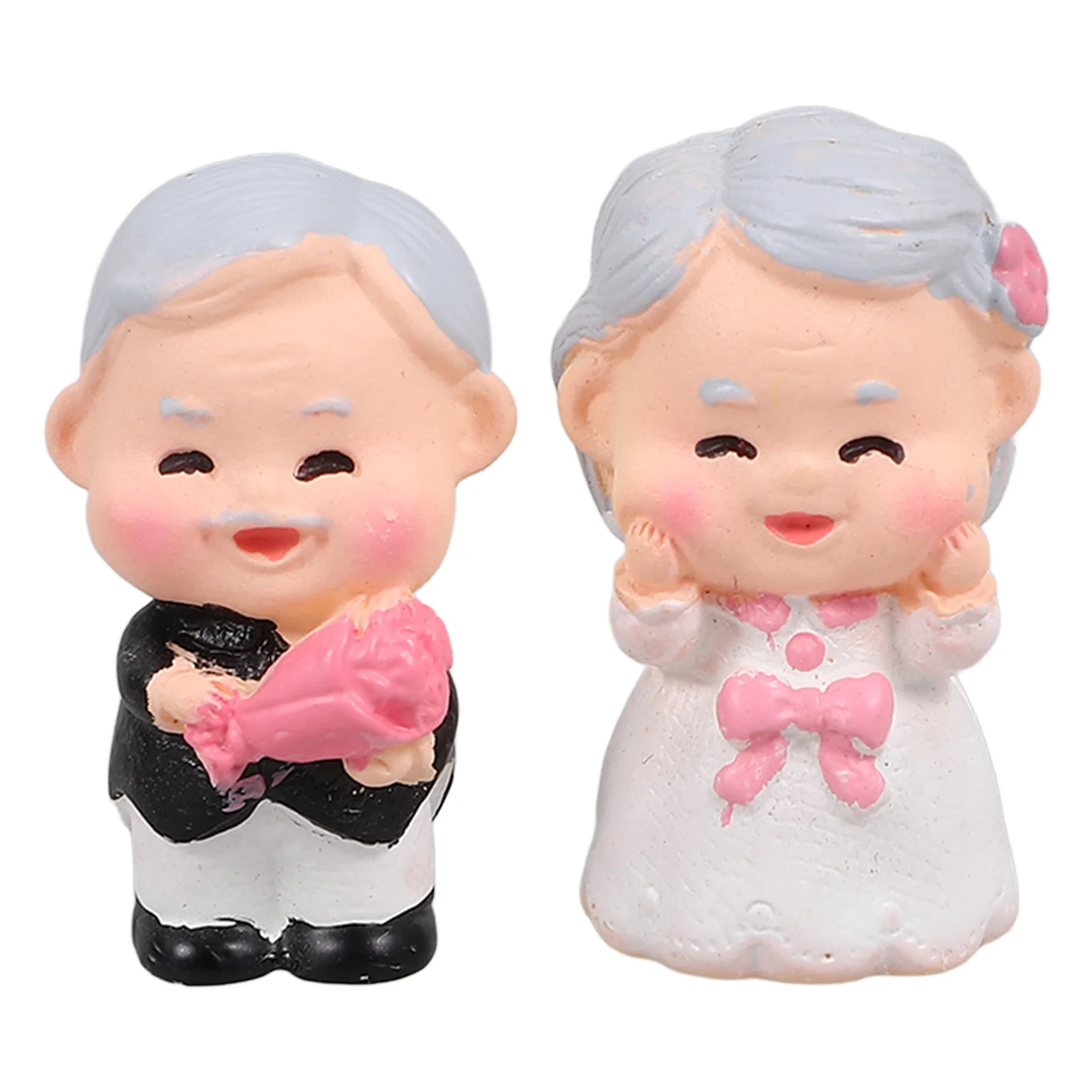 1 set 1 Set Wedding Cake Decor Bride Groom Resin Couple Figure Small Wedding Crafts Kitchen Bar Decor Valentine Gift