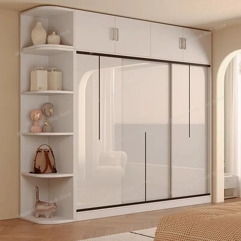 Cheap Storage Organizer Wardrobe Queen White Garment Apartment Wardrobe Living Room Armadio Guardaroba Bedroom Furniture