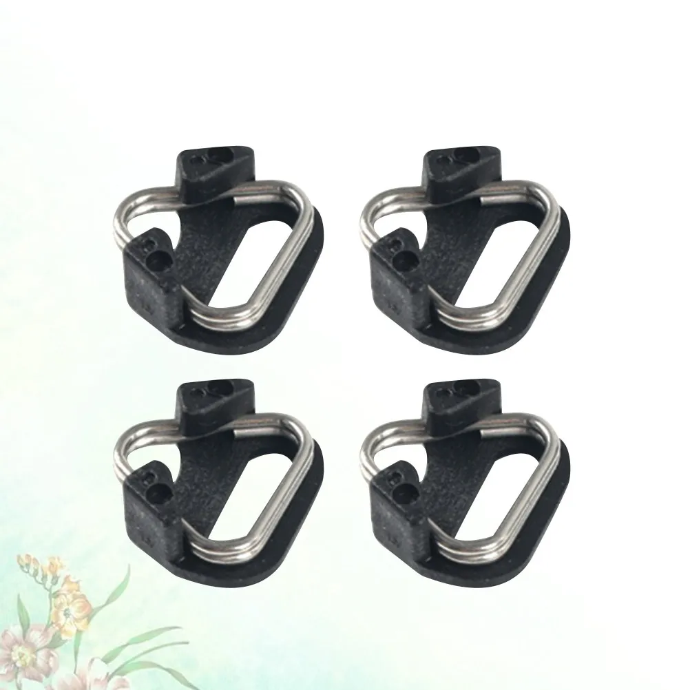 4Pcs Camera Strap Triangle Ring Buckle Stainless Steel Adapter for Round Hole Mounts Allows Wider Straps Secure Neck Carry