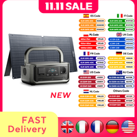 ALLPOWERS VOLIX P300 Portable Power Station 256Wh LiFePO4 Battery with 100W Monocrystalline Solar Panel for Outdoor Camping RV