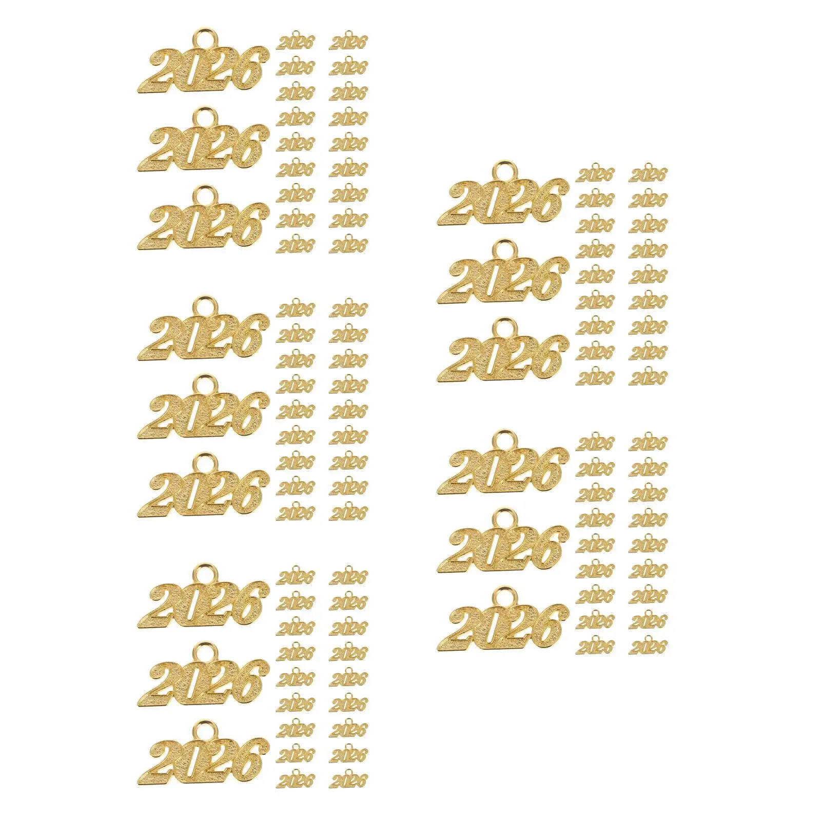 

5pcs 5 Count Graduation Pendants Charm Mini Charms for Crafts Tassel Year Accessories Jewelry Making Cap