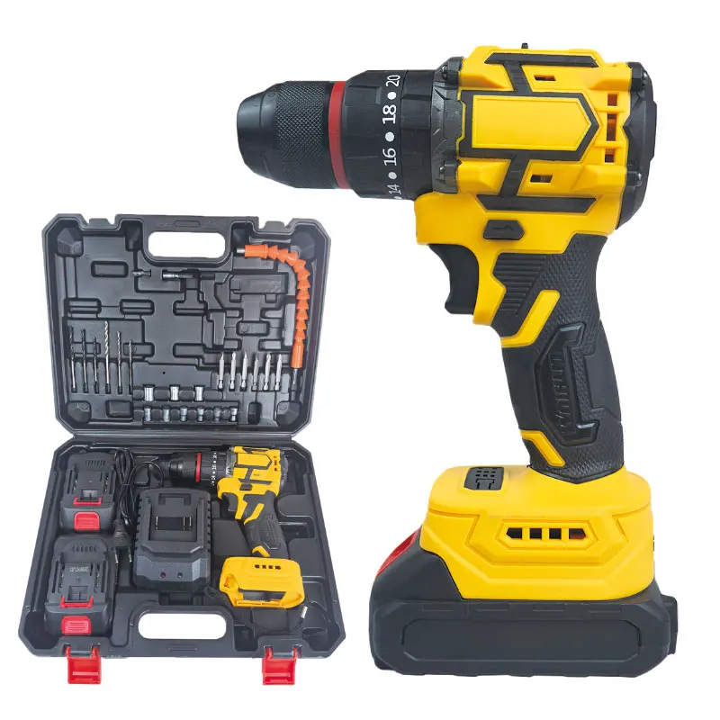 21v brushless motor impact drill, cordless drill, cordless drill, power tool, screw machine