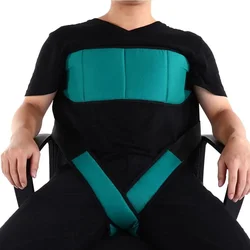 Adjustable Wheelchair Safety Guards Harness Elderly Patients Wheelchair Seat Belt Leg Fixing Belt Elastic Restraint Fixing Strap
