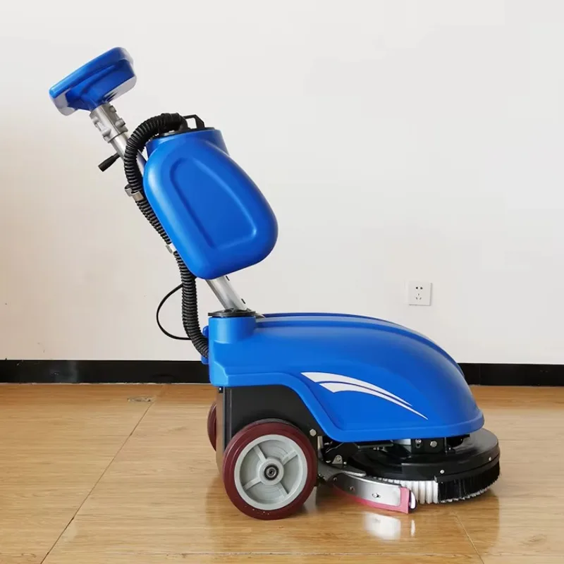 Efficient Cleaning Model 350 Floor Scrubber 24V  35cm Floor Washing Machine  With  Suck Triplet