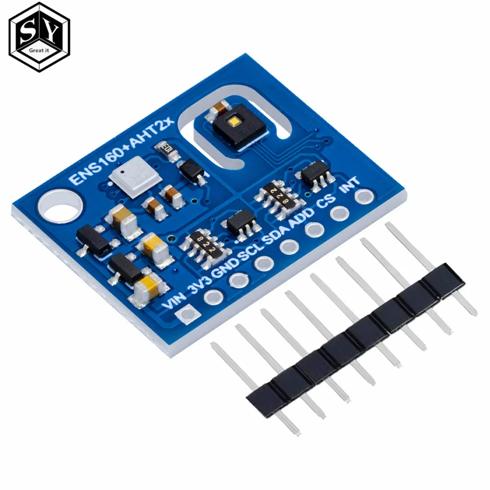 ENS160+AHT21 CARBON Dioxide CO2 eCO2 TVOC Air Quality And Temperature And Humidity Sensor Replace CCS811 For Arduino Pt Pt