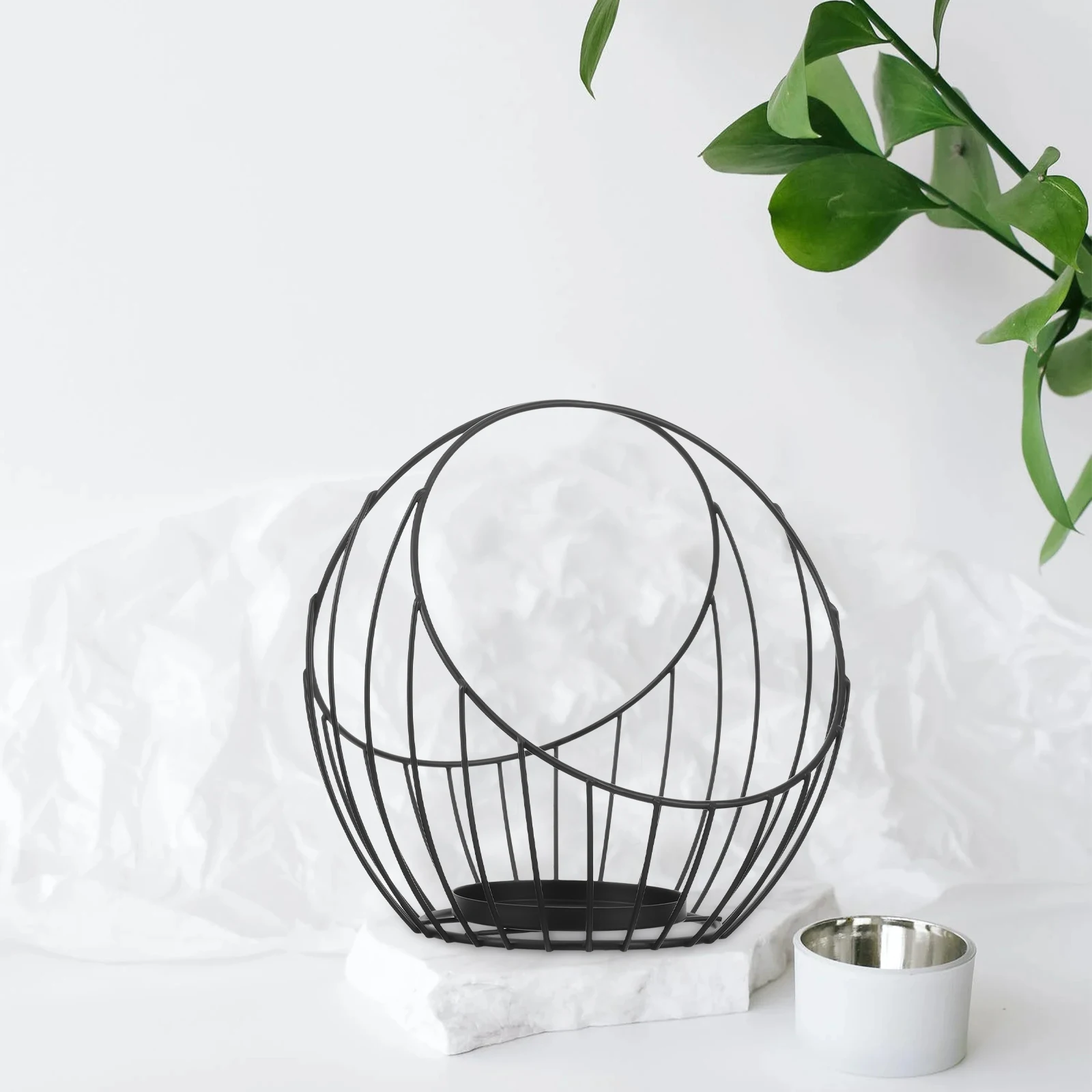 Book Stand Storage Basket Newspaper Rack Bookshelf Hanging Magazine Holder Black