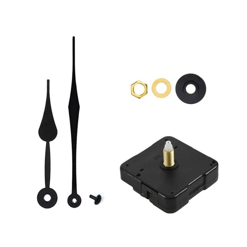 Quartz Clock Movement Mechanisms Kit 0.35In Maximum Dial Thickness for DIY Clock