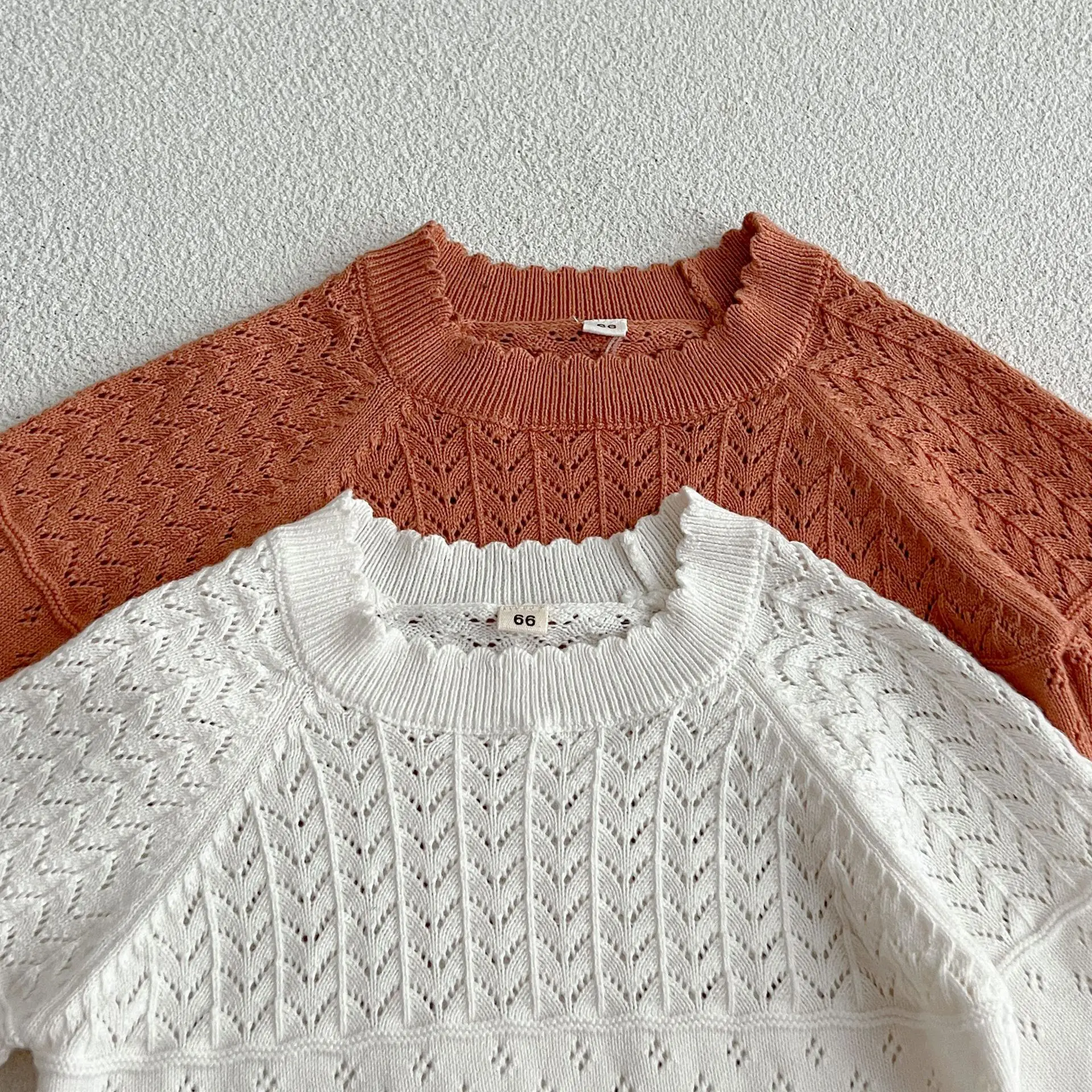 0-2Y Stricken Neugeborenen Overall Baby Mädchen Junge Frühling Herbst Kleidung Nette Langarm Pullover Romper + Hut Casual Neue geboren Outfits – Detail 14