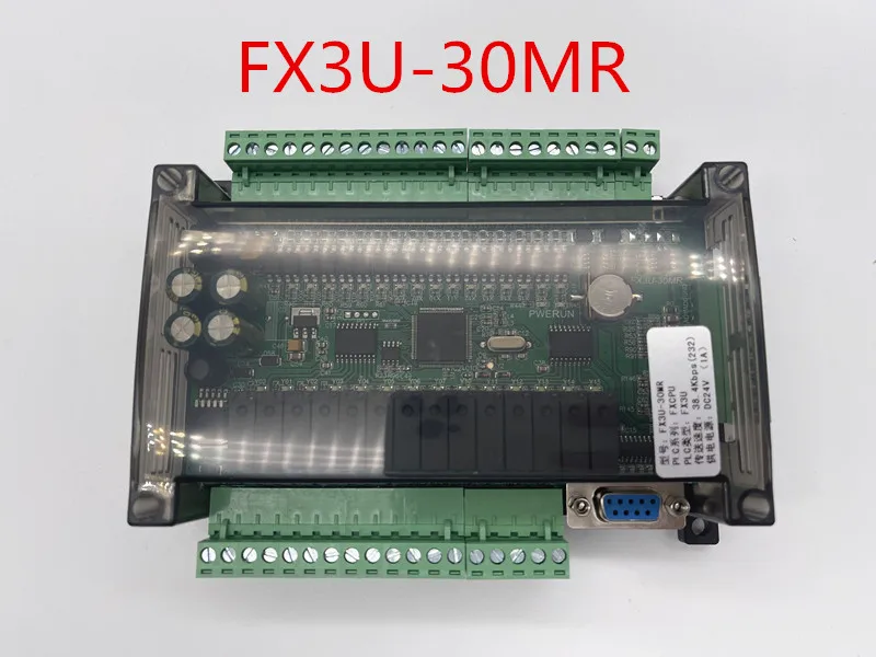 Simple programmable controller fx3u-30mr supporting RS232 / RS485 communication for domestic PLC industrial control board