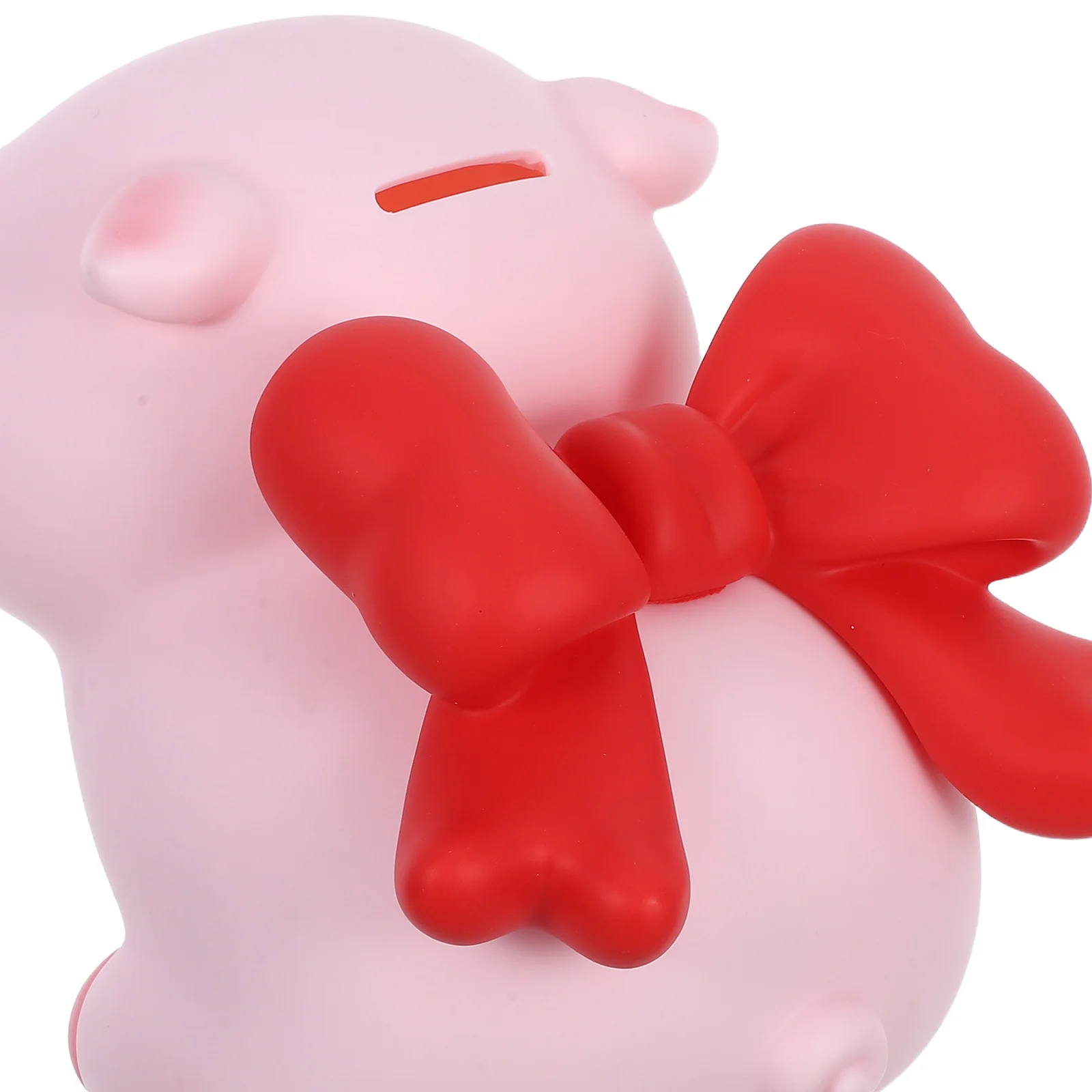 Tirelire en vinyle, Adorable tirelire en forme de cochon pour porte-monnaie, décoration de bureau à domicile, habitude d'épargne pour enfants, taille moyenne