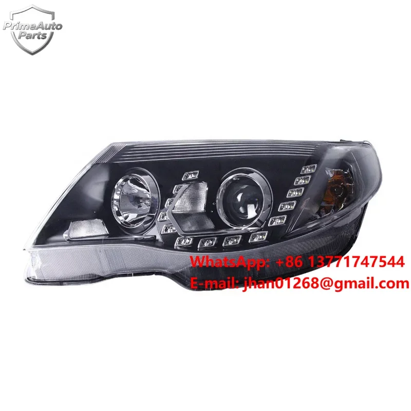 Suitable for Subaru Forester 2008-2012 Headlight Assembly Modified LED Daytime Running Lights Bi-optical Lens Xenon Headlights
