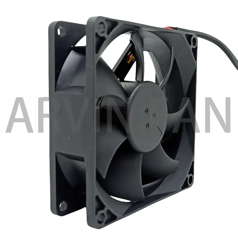 Novo pva080g12r 8025 12v 0.80a sinal rd de 3 pinos para carregamento de carro bola dupla 8cm super alta velocidade grande volume de ar ventilador de refrigeração