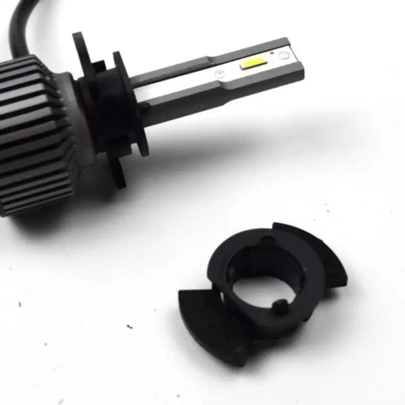2Pcs H1 Car LED Headlight Bulb Base Adapter Holder For Honda Odyssey Accord Civic CRV Auto Lamp Headlamp Socket Retainer Clip view 4