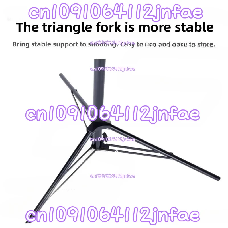 Six-section Heavy-duty Lamp Stand, Metal Lamp Stand, Aluminum Alloy Lamp Stand, Photography Tripod LM-7300HA/B