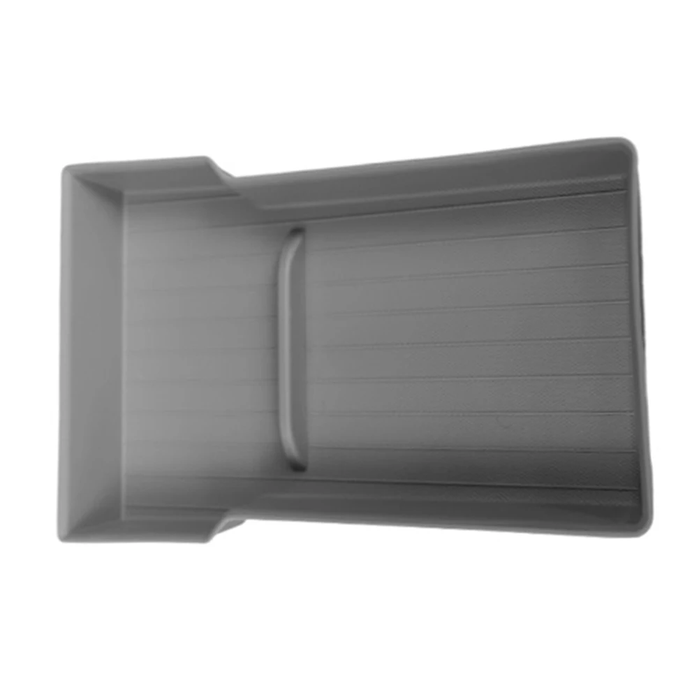 

Car Interior Accessories Armrest Tray Armrest Organizer Easy Installation Grey Plastic Material Interior Storage Solution