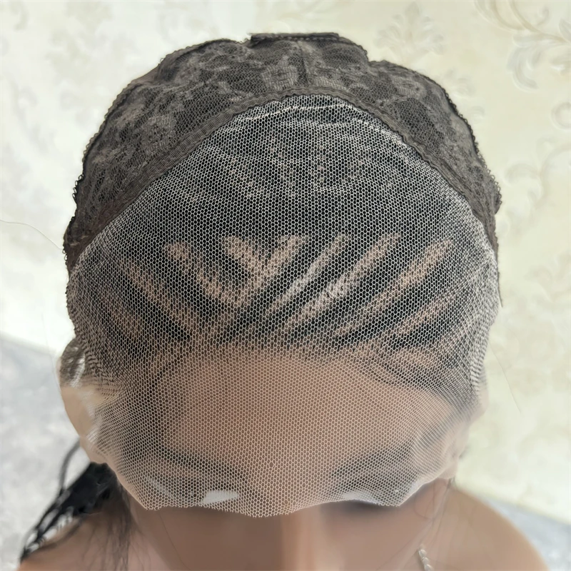 Peruca de renda sintética trançada frontal para mulheres negras, trança de cornrow, tranças sem nós, peruca de festa, cabelo de bebê, uso diário, nova