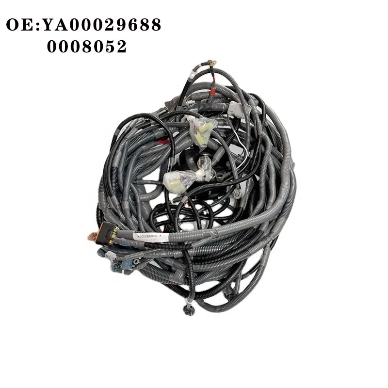 

For ZAX240-5G ZAX280-5G ZAX200-5G Excavator wiring harness For HItachi Outer wire harness YA00029688 0008052 Original parts