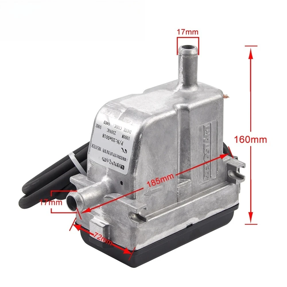230V/240V 1000W Diesel Engine Coolant Water Heater Self-circulation Preheating Water Heaters Generator Accessories Parts
