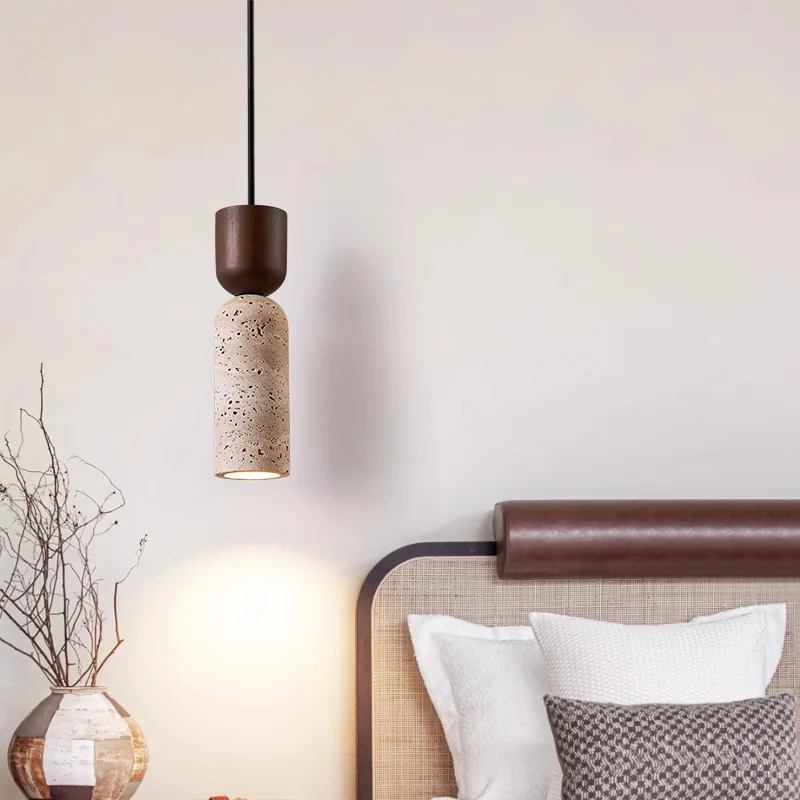 Japanese Wabi-sabi Style Bedroom Bedside Chandelier French-style Vintage Hotel And Homestay Atmosphere Creative And Individual