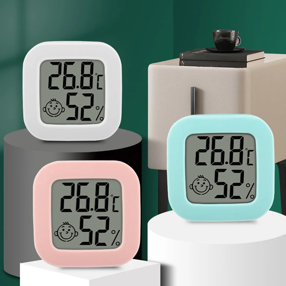 Mini Indoor Thermometer LCD Digital Temperature Room Hygrometer Gauge Sensor Humidity Meter Indoor Thermometer Temperature