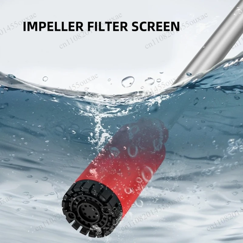 Rechargeable Lithium Handheld Water Pump With Long Extension Pole Portable Agricultural Water Transfer Irrigation Tool