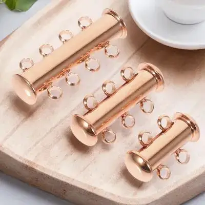 3pcs Metal Jewelry Clasps for Necklace & Bracelet Layering, Repair, and Connecting – Durable Buckles