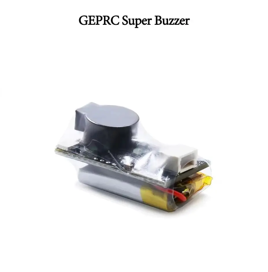 GEPRC Super Buzzer 100dB Anti-Lost Alarm Beeper Built-in Battery LED Flashing Light Auto Trigger After Power Off FPV Drone Finde