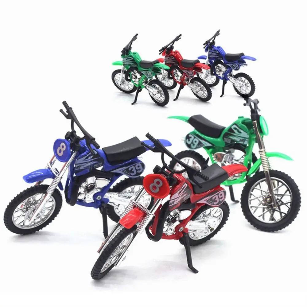 

Simulated Motorcycle Model Off-road Vehicle Sliding Function Alloy Motocross Toy Imulation 1:18 Motorcycle Metal Toy Kids Toy