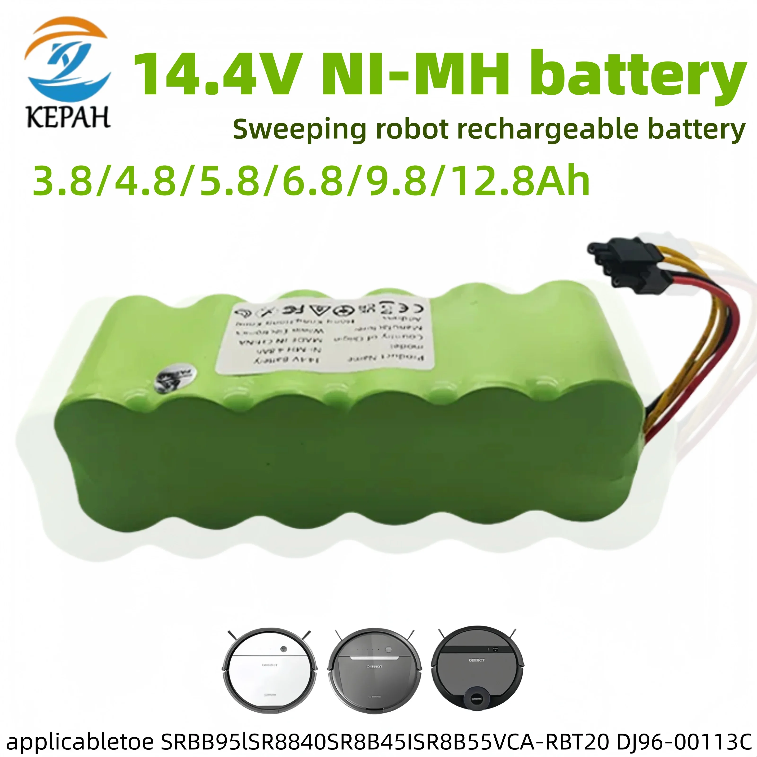 

Аккумулятор 14.4V NI-MH для робота-пылесоса Butterfly LPEGA SR8840, SR8845, SR8855, SR8990V, CR8845V, CR8895V, CR8730, SR8750