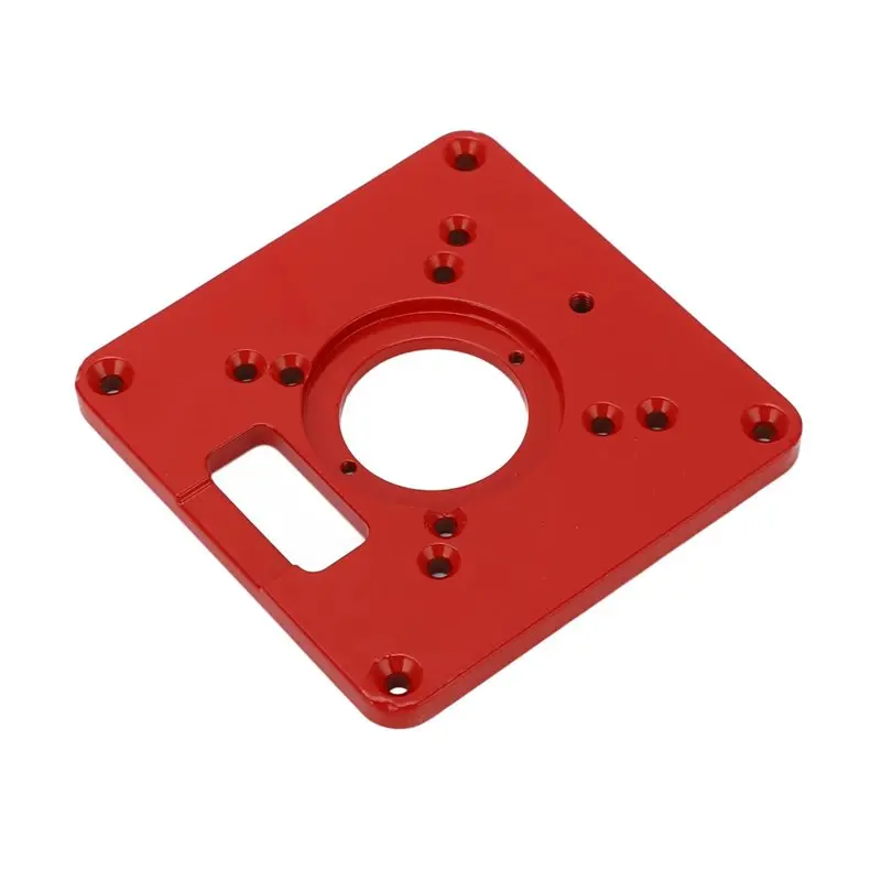 2025 Hot Style For Woodworking Router Insert Plate Aluminum Alloy Design Accessory For Router Table For Woodworking Tool