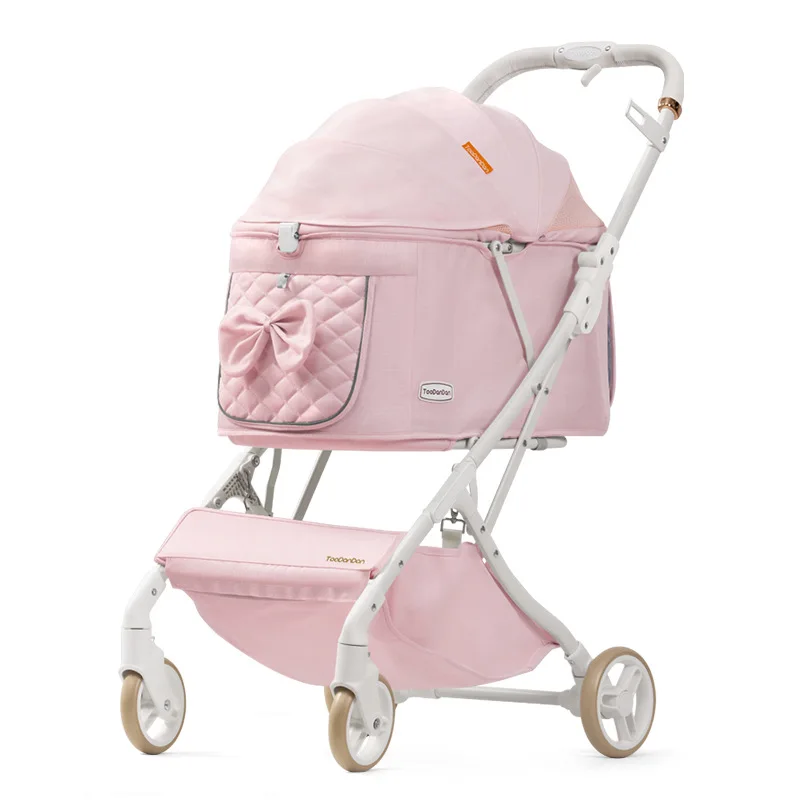 Pet Cart, Small And Medium-sized Dog, One-click Folding, Lightweight To Go Out And Travel On The Plane