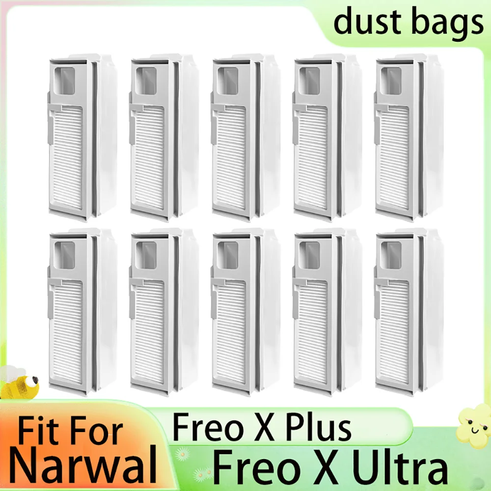 Bags For Narwal Freo X Ultra/ Freo X Plus Accessories Replacements Dust Bin Spare Parts Dust Bags